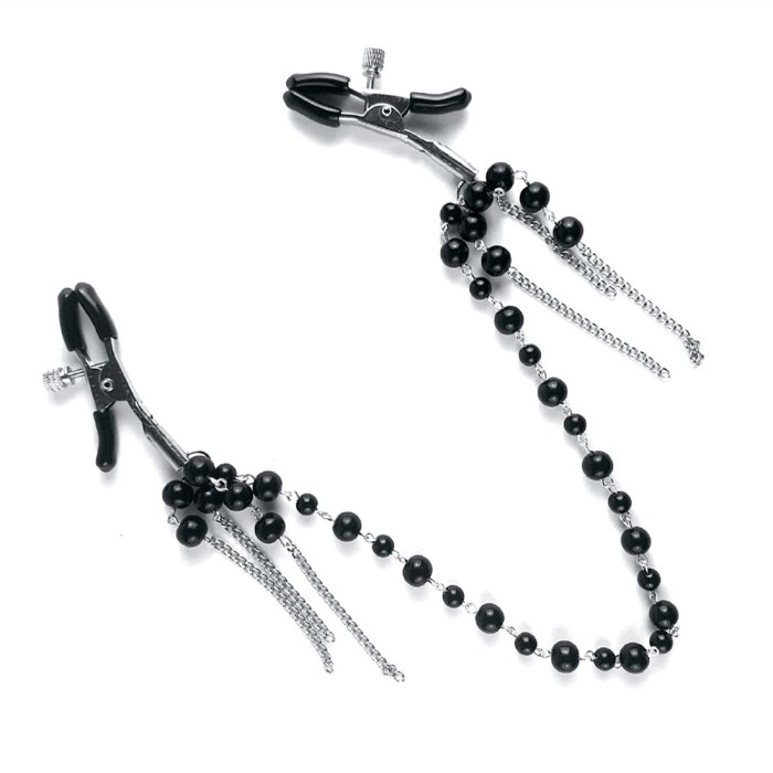 Зажимы для сосков Art of Sex - Nipple clamps Afina Black