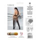 Колготки с открытым доступом, двойная плотность Passion TIOPEN 012 5 (20/40 den), black (мятая упаковка!!!)