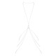 Ланцюжок для тіла Bijoux Indiscrets Magnifique 8 Body Chain — Silver