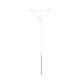 Цепочка для тела Bijoux Indiscrets Magnifique Tickler Pendant Chain — Silver