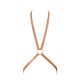 Портупея Bijoux Indiscrets MAZE - 8 Harness Brown, экокожа