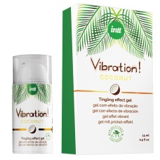 Рідкий вібратор Intt Vibration Coconut Vegan (15 мл), дуже смачний, діє до 30 хвилин