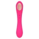 Вибратор и вакуумный клиторальный стимулятор 2-в-1 Alive Quiver Magenta Pink обновленная модель