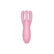 Клиторальный смарт-вибратор Satisfyer Threesome 4 Pink с тремя пальчиками