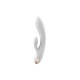 Смарт вибратор-кролик с двойным отростком Satisfyer Double Flex White