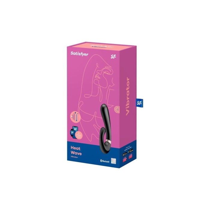 Смарт вибратор-кролик с подогревом Satisfyer Heat Wave Black