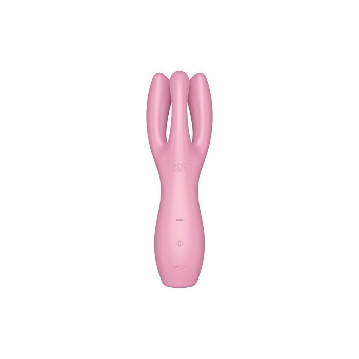 Кліторальний вібратор Satisfyer Threesome 3 Pink з трьома пальчиками