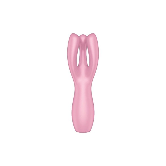 Кліторальний вібратор Satisfyer Threesome 3 Pink з трьома пальчиками