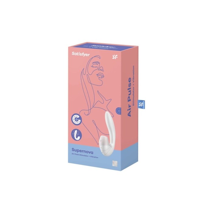 Вакуумный вибратор Satisfyer Supernova White, 2 положения ствола