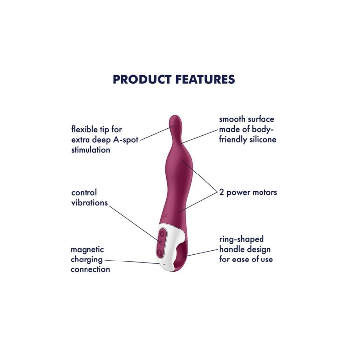 Вибратор для точки А Satisfyer A-Mazing 1 Berry