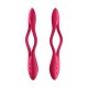 Универсальный гибкий вибратор для пар Satisfyer Elastic Joy Red