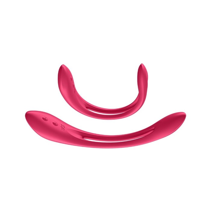 Универсальный гибкий вибратор для пар Satisfyer Elastic Joy Red