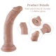 Реалистичный фаллоимитатор для секс-машин Hismith 7.5″ Flexible Silicone Dildo, система KlicLok