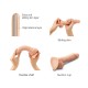 Реалистичный фаллоимитатор Strap-On-Me Sliding Skin Realistic Dildo Vanille S, эффект подвижной кожи