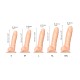 Реалистичный фаллоимитатор Strap-On-Me Sliding Skin Realistic Dildo Vanille XXL, эффект подвижной ко