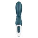 Смарт вибратор кролик Satisfyer Hug Me Bluegrey, 2 мотора, диаметр 4,2см, широкая клиторальная часть