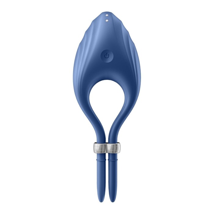 Эрекционное виброкольцо лассо Satisfyer Duelist Blue, 10 режимов, мощный мотор
