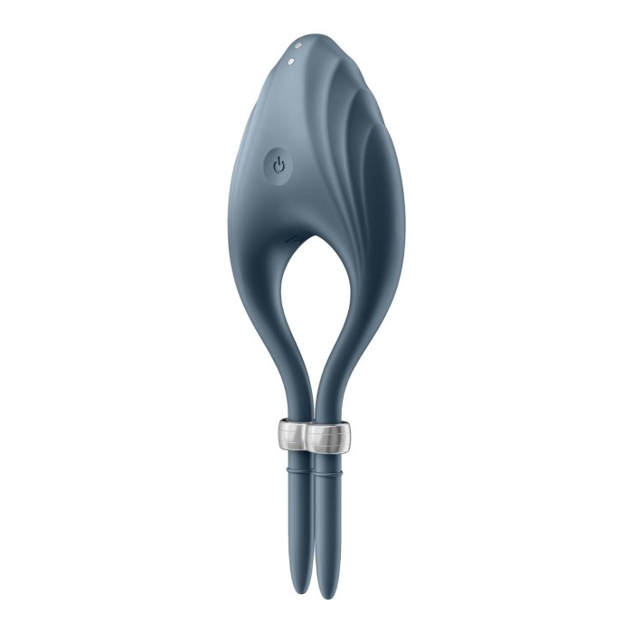 Ерекційне віброкільце-ласо Satisfyer Duelist Dark Blue, 10 режимів, потужний мотор