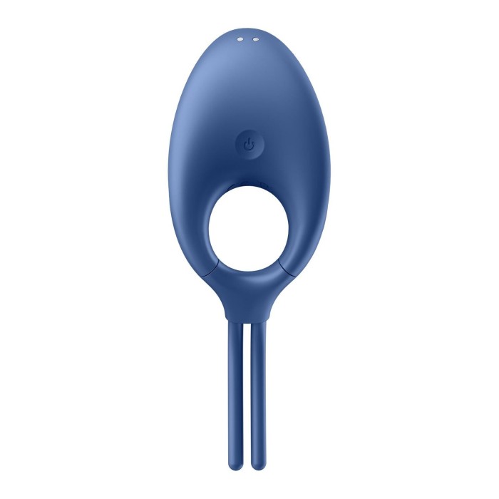 Эрекционное виброкольцо лассо Satisfyer Swordsman Blue, крепкая фиксация, 10 режимов, мощный мотор