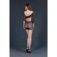 Мини-платье Moonlight Model 07 XS-L Black, глубокое декольте, открытая спинка