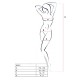 Бодистокинг в очень крупную сетку Passion BS091 white, с доступом