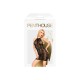 Мини-платье Penthouse Cautious Cat S/L Black, кружево, вставка в зоне декольте, вырез на спине