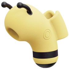 Вакуумный стимулятор с микротоками KISSTOY Beebe Yellow, на палец