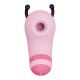 Вакуумный стимулятор с микротоками KISSTOY Beebe Pink, на палец