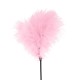 Щекоталка с пером индюка Art of Sex – Feather Paddle, розовая