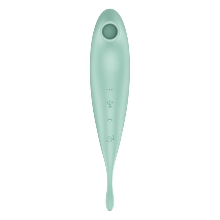 Смарт-вибратор для клитора с вакуумной стимуляцией Satisfyer Twirling Pro+ Mint