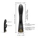 Вибратор-кролик с подогревом Dorcel FLEXI RABBIT BLACK, гибкий ствол