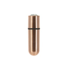 Вибропуля PowerBullet First-Class Bullet 2.5″ with Key Chain Pouch, Rose Gold, 9 режимов вибрации