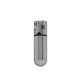 Вибропуля PowerBullet First-Class Bullet 2.5″ with Key Chain Pouch, Silver, 9 режимов вибрации
