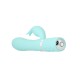 Роскошный кролик с ротацией и вибрацией Pillow Talk Lively, Teal, кристалл Сваровски, тройной отрост