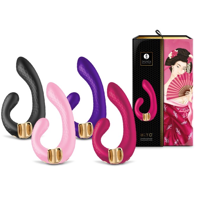 Вибратор-кролик Shunga Miyo Raspberry