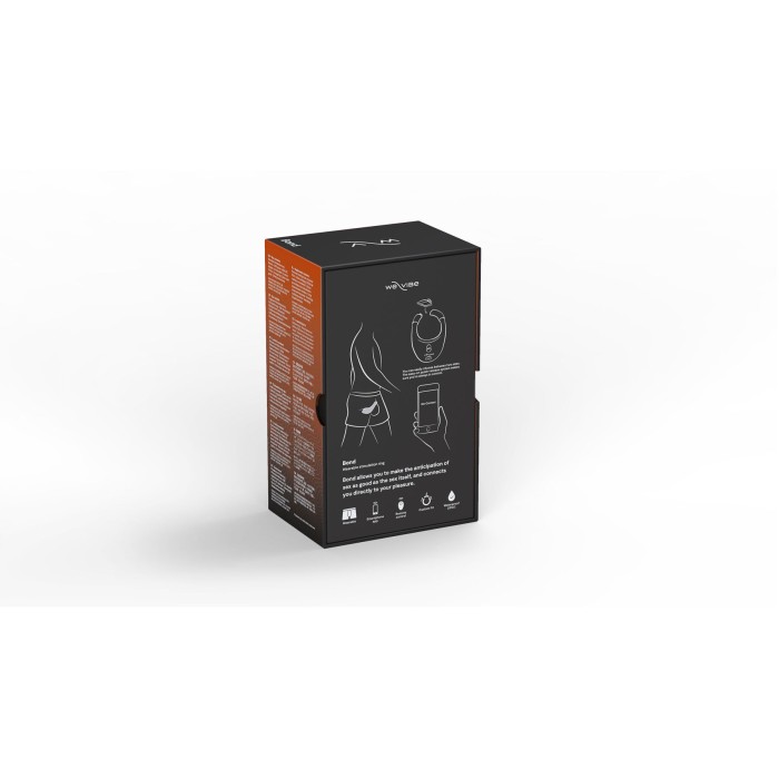 Эрекционное смарт-виброкольцо под одежду We-Vibe Bond с регулировкой размера, стимуляция промежности
