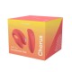 Смарт-вибратор для пар We-Vibe Chorus Crave Coral, сенсорное управление вибрациями сжатием пульта