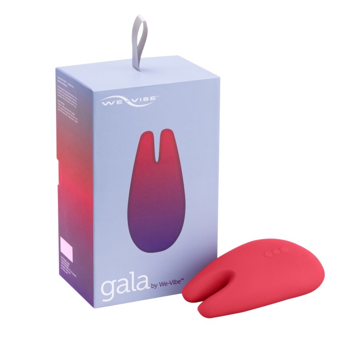 Клиторальный смарт-вибратор Gala by We-Vibe Pink, 2 вибропальчика, 2 мотора, мощные вибрации