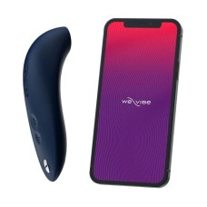 Вакуумный смарт-стимулятор для пар We-Vibe Melt Midnight Blue, удобно совмещать с проникающим сексом