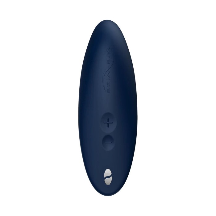 Вакуумный смарт-стимулятор для пар We-Vibe Melt Midnight Blue, удобно совмещать с проникающим сексом