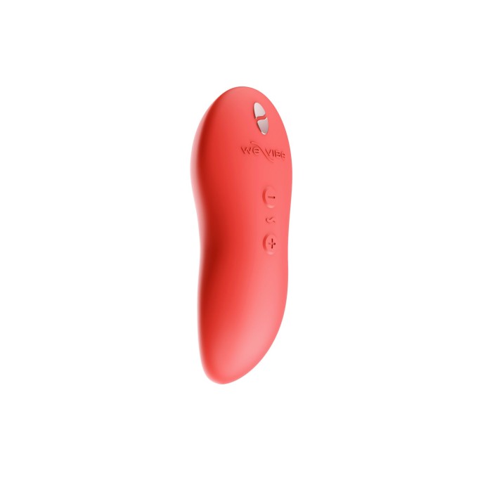 Мощный мини-вибромассажер Touch X Crave Coral by We-Vibe, удобно совмещать с проникающим сексом