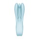 Кліторальний вібратор Satisfyer Threesome 1 Light Blue з трьома гнучкими пальчиками
