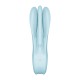 Кліторальний вібратор Satisfyer Threesome 1 Light Blue з трьома гнучкими пальчиками