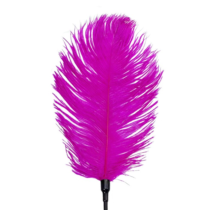 Щекоталка со страусиным пером Art of Sex – Feather Tickler, темно-розовая