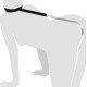 Анальный крюк 1 с ошейником из натуральной кожи Art of Sex - Anal hook, Черный