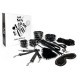 BDSM-набор Art of Sex – Spikes BDSM Set Leather, 10 предметов, черный, натуральная кожа