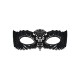 Кружевная маска Obsessive A700 mask, единый размер, черная