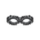 (SALE) Кружевная маска Obsessive A710 mask, единый размер, черная