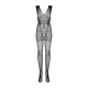 (SALE) Бодистокинг Obsessive Bodystocking F234 S/M/L, абстрактный рисунок, глубокое декольте