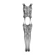 Бодистокинг Obsessive Bodystocking F237 S/M/L, растительное плетение, имитация чулок